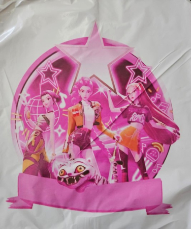 Balon rotund alb personalizabil Huntrix 45 cm [2]