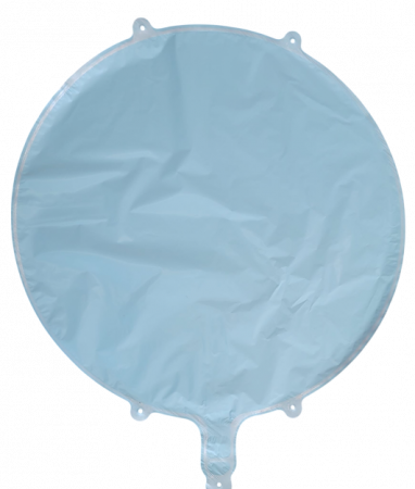 Balon rotund albastru personalizabil 45 cm [1]