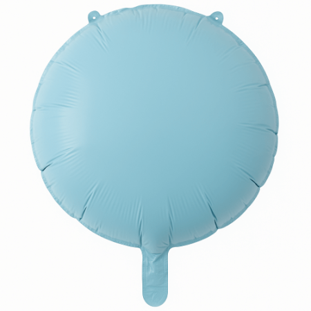Baloane folie - Balon rotund albastru personalizabil 45 cm