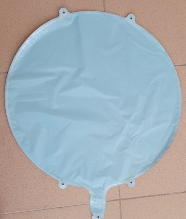 Balon rotund albastru personalizabil 45 cm [2]