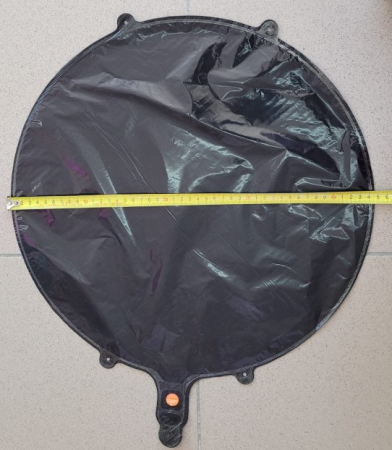 Balon rotund negru personalizabil 45 cm [2]