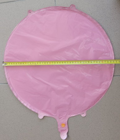 Balon rotund roz personalizabil 45 cm [3]