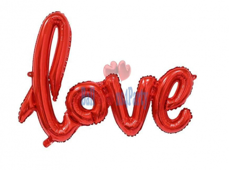 Balon scris Love Rosu 100 x 60cm [0]
