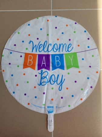 Balon Welcome Baby Boy 53 cm [1]