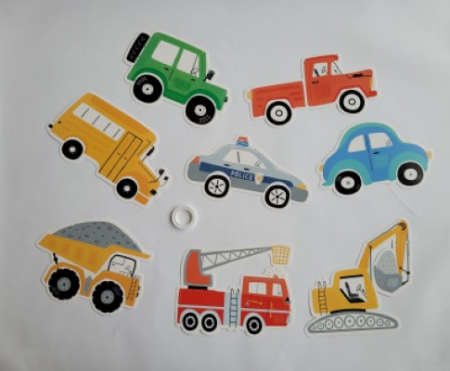 Banner carton 8 masini 250 cm [2]