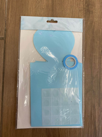 Banner foto Happy Birthday albastru 2.5m [4]