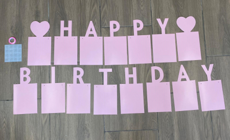 Banner foto Happy Birthday roz 2.5m [2]