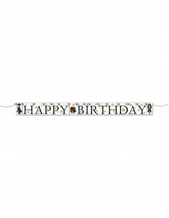 Banner Happy Birthday Harry Potter 19.5 x240 cm [4]