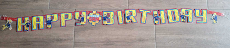 Ghirlanda pompierului Sam "Happy Birthday", Fundag, 1.80 m [1]