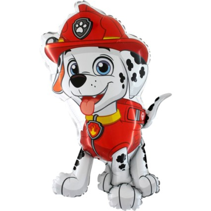 Buchet 3 baloane umflate cu heliu Paw Patrol Marshal [1]