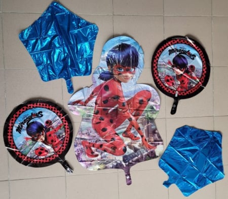 Buchet 5 baloane Ladybug - Miraculous [1]