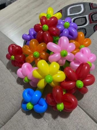 Buchet baloane modelaj flori umflate [2]