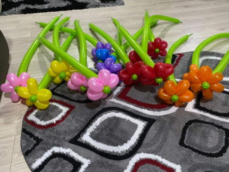 Buchet baloane modelaj flori umflate [5]