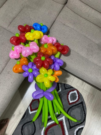 Buchet baloane modelaj flori umflate [1]