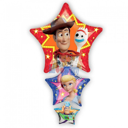 Buchet / Set 5 baloane folie Toy Story 4 , povestea jucariilor [1]