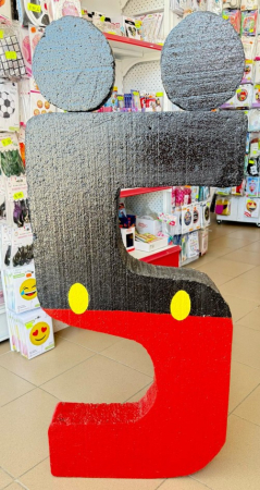 Cifra 5 polistiren Mickey 115 x 50 cm [1]