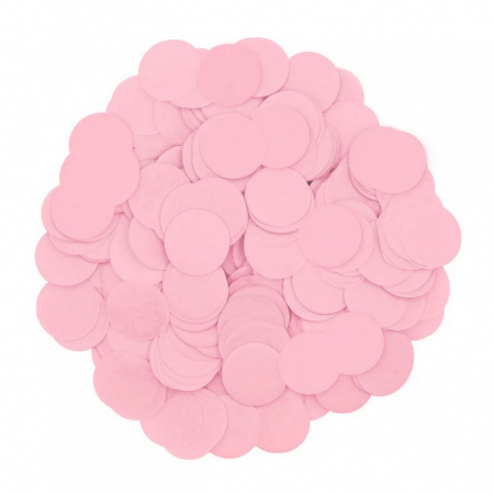Gender reveal & Dezvaluire - Articole & decoratiuni - Confetti roz hartie 15 g