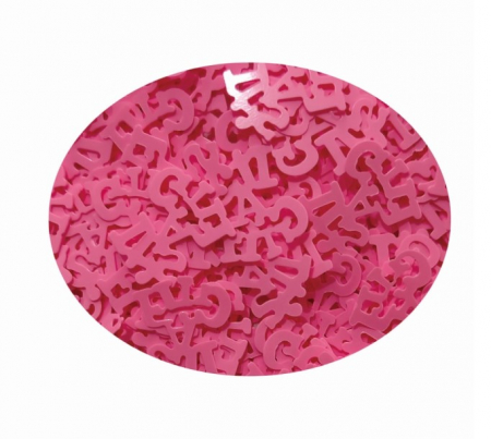 Gender reveal & Dezvaluire - Articole & decoratiuni - Confetti roz It's a girl 15 g