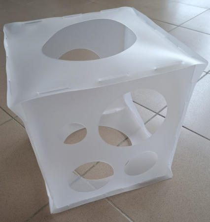 Cub din plastic pentru masurat baloane [8]