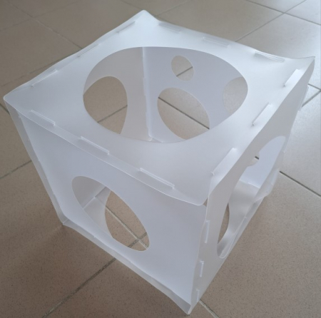 Cub din plastic pentru masurat baloane [9]