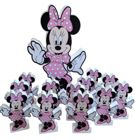 Kituri decor polistiren - Decor polistiren Minnie Mouse 11 buc