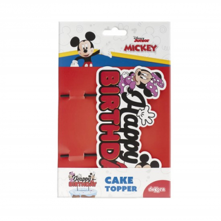 Decor tort carton Minnie & Mickey 17 x 9 cm [6]