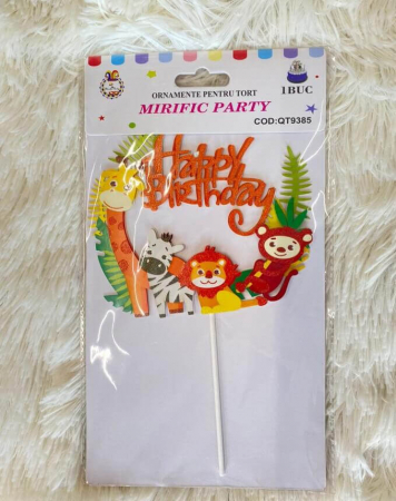Decor tort carton zoo LA MULTI ANI [1]