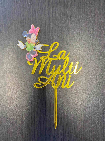 Decor tort La Multi Ani Minnie [2]