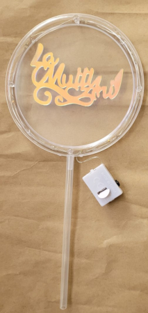 Decor tort led La multi ani ani plastic 10 cm [2]