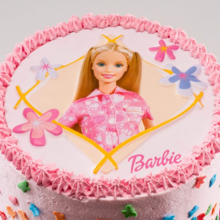 Decoratiune plastic Barbie 10 cm [5]