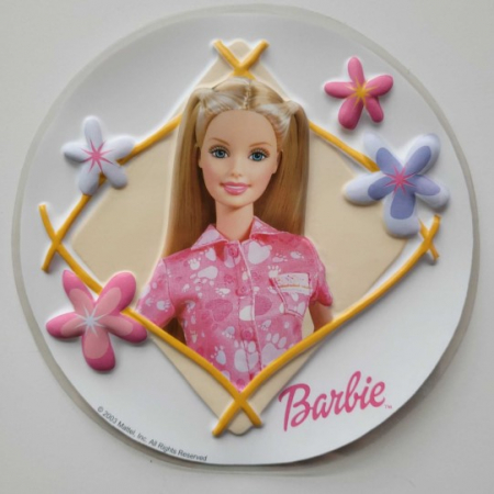 Decoratiune plastic Barbie 10 cm [7]