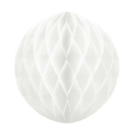 Majorat - Accesorii - Fagure de hartie alba 10 cm