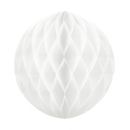 Majorat - Accesorii - Fagure de hartie alba 30 cm