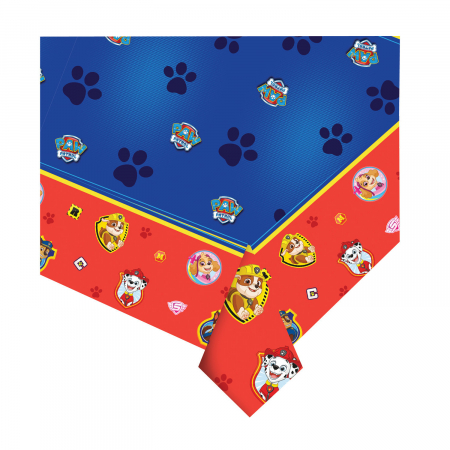 Paw Patrol - Decoratiuni & accesorii petrecere tematica - Fata de masa plastic Paw Patrol / Patrula Catelusilor 120 * 180 cm