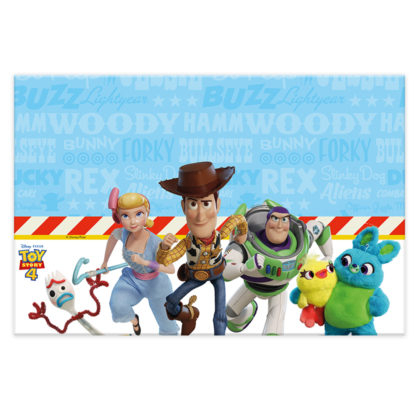 Toy Story - Decoratiuni pentru petrecere tematica - Fata de masa plastic Toy Story 4 / Povestea Jucariilor 4 120 * 180 cm