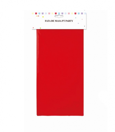 Majorat - Accesorii - Fata de masa rosie 137 x 274 cm