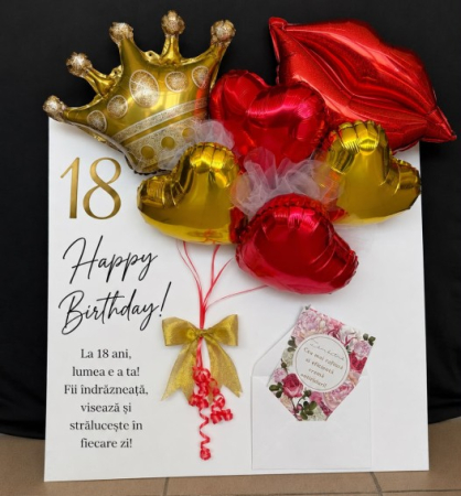 Felicitare decorata cu baloane [2]