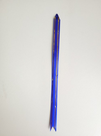 Funda cadouri albastru cu auriu 9 cm [1]