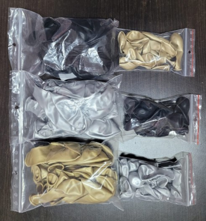 Kit arcada negru,auriu si argintiu 117 buc [3]