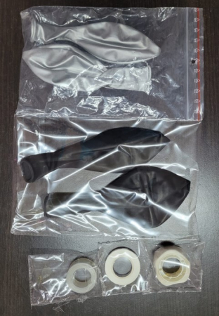 Kit arcada negru,auriu si argintiu 117 buc [2]