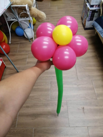 Kit buchet baloane flori decor [4]