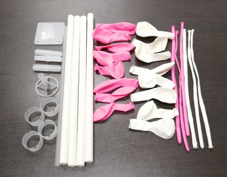 Kit decor pilon Fundita roz [2]