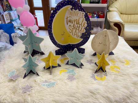 Kit decoratiuni carton masa Twinkle Little star 27 buc [3]