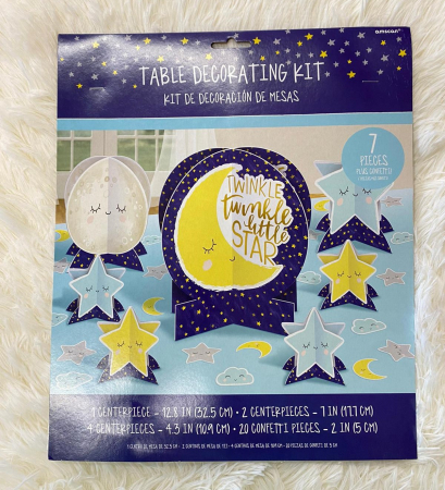 Kit decoratiuni carton masa Twinkle Little star 27 buc [9]