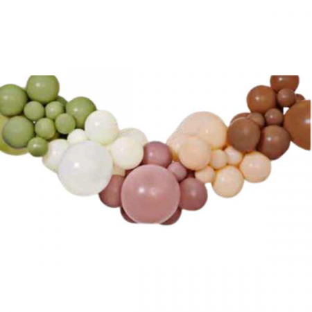 Kit ghirlanda culori natura / retro 65 buc [9]