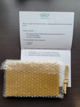 Kit lumanari din ceara de albine [3]