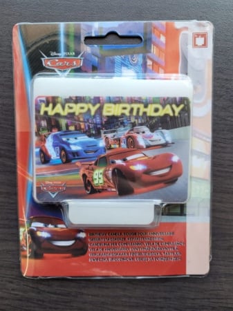 Lumanare Cars Happy Birthday 7 * 9 cm [2]