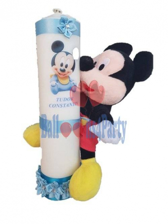 Lumanare personalizata ornata 6 x 35 cm [2]