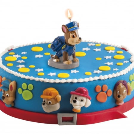 Lumanare tort Chase 3D Patrula Catelusilor / Paw Patrol 6.5 cm [2]