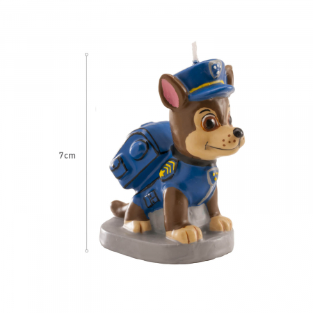 Lumanare tort Chase 3D Patrula Catelusilor / Paw Patrol 6.5 cm [1]